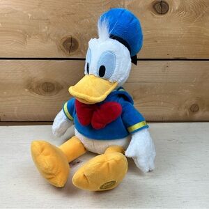 Disney Plush Donald Duck Toy with Blue and Yellow Outfit Three Caballeros